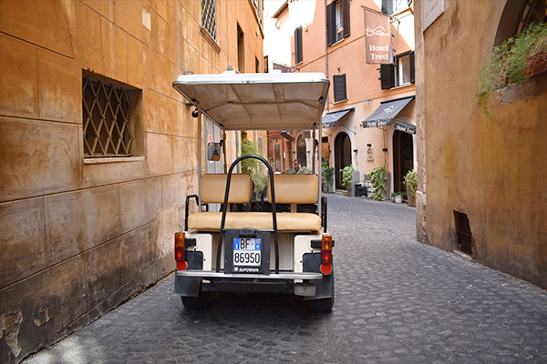 best tours rome golf cart