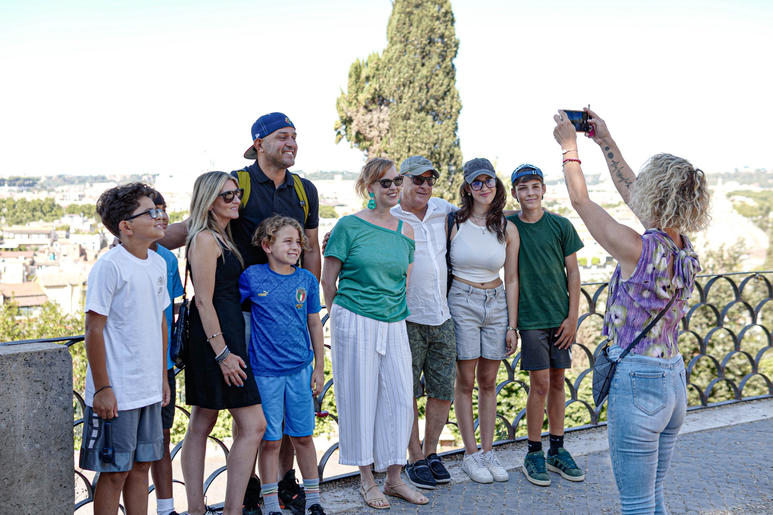 Foto famiglia Sofia shooting al Pincetto