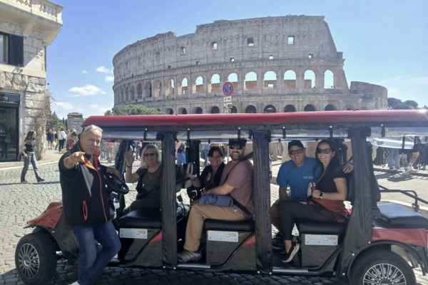 colosseum combo golf cart tour
