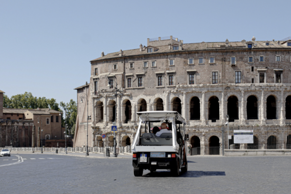golf cart tour - teatro marcello