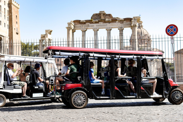roman forum golf cart tour